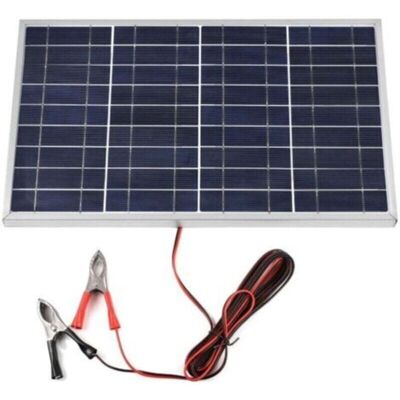 SANS MARQUE Panneau Solaire 12v 10w, Contrôleur Portable, Ensemble D'Alimentation, Pince Crocodile, Générateur Solaire Domestique Rechargeable Pour L'Extérieur, Chargeur Solaire Rv - Publicité SANS MARQUE Panneau Solaire 12v 10w, Contrôleur Portable, Ensemble D'Alimentation, Pince Crocodile, Générateur Solaire Domestique Rechargeable Pour L'Extérieur, Chargeur Solaire Rv - Publicité
