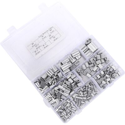 LBVIE 315 Manchons De Sertissage En Aluminium M1.2 M1.5 M2 M2.5 M3 M4 M5 M6 - Quincaillerie - Publicité LBVIE 315 Manchons De Sertissage En Aluminium M1.2 M1.5 M2 M2.5 M3 M4 M5 M6 - Quincaillerie - Publicité