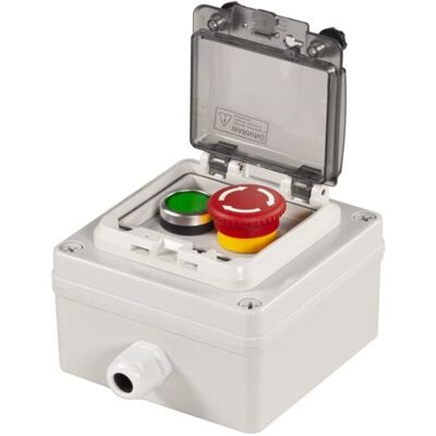 OEM Boîte À Boutons-poussoirs Ip67 Avec Bouton-poussoir D'Arrêt D'Urgence, Bouton-poussoir Vert Avec Couvercle De Protection, Interrupteur De Fonctionnement Infaillible (ac/dc 6a-110v/3a-240v/2,5a-380v) - Publicité OEM Boîte À Boutons-poussoirs Ip67 Avec Bouton-poussoir D'Arrêt D'Urgence, Bouton-poussoir Vert Avec Couvercle De Protection, Interrupteur De Fonctionnement Infaillible (ac/dc 6a-110v/3a-240v/2,5a-380v) - Publicité