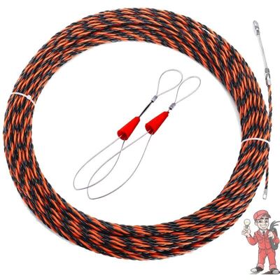 OEM Aiguille Electricien Rigide , Aiguille Electricien , 50m , Tire-fil Électrique De 5mm De Diamètre , Aiguille De Tirage Rétractable Pour Câbles Et Rallonges Électriques-crezuo - Publicité OEM Aiguille Electricien Rigide , Aiguille Electricien , 50m , Tire-fil Électrique De 5mm De Diamètre , Aiguille De Tirage Rétractable Pour Câbles Et Rallonges Électriques-crezuo - Publicité