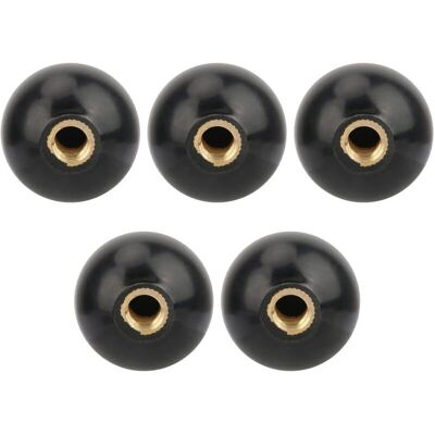 MOXIE Sjlerst Vikye Bouton De Boule Filetée, 5pcs M10x35 Boule De Manette Ronde En Noir En Bakélite Avec Bouton De Levier Pour Opération De La Machine, Poignées De Rechange - Publicité MOXIE Sjlerst Vikye Bouton De Boule Filetée, 5pcs M10x35 Boule De Manette Ronde En Noir En Bakélite Avec Bouton De Levier Pour Opération De La Machine, Poignées De Rechange - Publicité