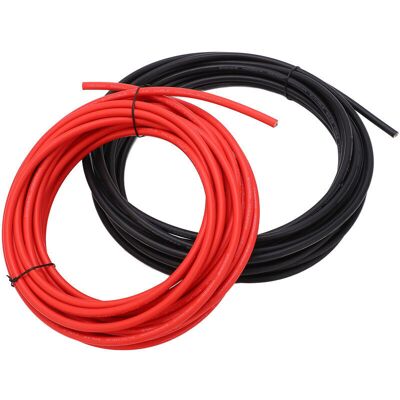 OEM Câble D'Extension Solaire. Résistance À La Corrosion Fil Solaire 2 Pièces Double Isolation Pour Système De Centrale Électrique 6mm² 20m/65.6 Pieds (10 M/32.8 Pieds Chacun) - Publicité OEM Câble D'Extension Solaire. Résistance À La Corrosion Fil Solaire 2 Pièces Double Isolation Pour Système De Centrale Électrique 6mm² 20m/65.6 Pieds (10 M/32.8 Pieds Chacun) - Publicité