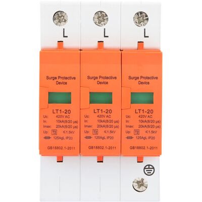 ABYSSE Dispositif De Protection Contre Les Surtensions Et Les Basses Tensions Triphasé 10 Ka-20 Ka 420 V Ca Pour Usage Domestique - Publicité ABYSSE Dispositif De Protection Contre Les Surtensions Et Les Basses Tensions Triphasé 10 Ka-20 Ka 420 V Ca Pour Usage Domestique - Publicité