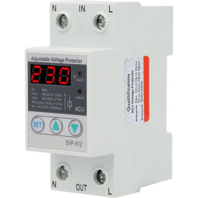 LBVIE Voltmètre À Relais De Protection Contre Les Surtensions Et Les Sous-tensions 230 V, À Récupération Réglable, Svp-91263a - Publicité LBVIE Voltmètre À Relais De Protection Contre Les Surtensions Et Les Sous-tensions 230 V, À Récupération Réglable, Svp-91263a - Publicité