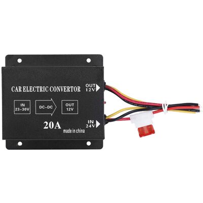 MOXIE Sjlerst Voiture Camion 20a 240w Dc 24v À 12v Convertisseur De Puissance Réducteur De Tension Électrique Transformateur Abaisseur - Publicité MOXIE Sjlerst Voiture Camion 20a 240w Dc 24v À 12v Convertisseur De Puissance Réducteur De Tension Électrique Transformateur Abaisseur - Publicité