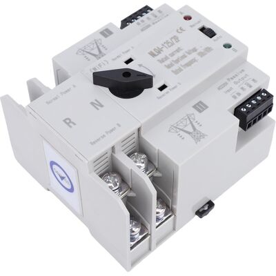 WEYTOLL Commutateur De Transfert Manuel Automatique Wifi 2p 63a, Contrôle Par Application, Montage Sur Rail 35mm, Double Alimentation Pour Magasin, Usine Et Laboratoire - Publicité WEYTOLL Commutateur De Transfert Manuel Automatique Wifi 2p 63a, Contrôle Par Application, Montage Sur Rail 35mm, Double Alimentation Pour Magasin, Usine Et Laboratoire - Publicité