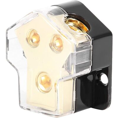MOXIE Boîtier Busbar,1 1ga In 2 4ga Out Splitter Block Bloc De Distribution À La Terre Distribution - Publicité MOXIE Boîtier Busbar,1 1ga In 2 4ga Out Splitter Block Bloc De Distribution À La Terre Distribution - Publicité