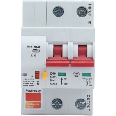 OEM Disjoncteur Intelligent 2p 16a Ac220v, Contrôle Par Wifi/bluetooth/app, Protection Surtension-dou - Publicité OEM Disjoncteur Intelligent 2p 16a Ac220v, Contrôle Par Wifi/bluetooth/app, Protection Surtension-dou - Publicité