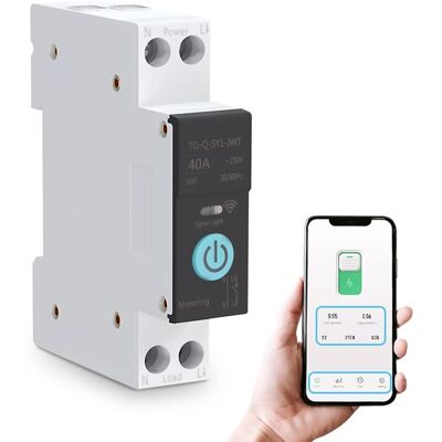 Oem – Disjoncteur Différentiel Wifi Intelligent 40a – 3 Modes De Synchronisation – Télécommande Smartphone – Matériau Ignifuge Pa66 - Publicité Oem – Disjoncteur Différentiel Wifi Intelligent 40a – 3 Modes De Synchronisation – Télécommande Smartphone – Matériau Ignifuge Pa66 - Publicité