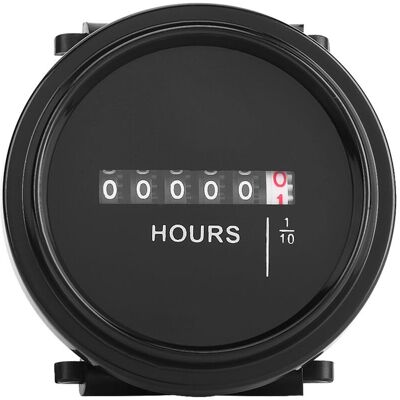 MOXIE Sjlerst Compteur Horaire Mécanique Rond Dc 8-80v, Minuterie, Pour Moteur De Bateau, Camion De Voiture - Publicité MOXIE Sjlerst Compteur Horaire Mécanique Rond Dc 8-80v, Minuterie, Pour Moteur De Bateau, Camion De Voiture - Publicité