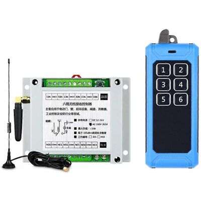 ALLAUVE Récepteur 315 Mhz 433 Mhz Télécommande Sans Fil Interrupteur Contrôleur De Moteur 12 V-24 V-315 Mhz - Publicité ALLAUVE Récepteur 315 Mhz 433 Mhz Télécommande Sans Fil Interrupteur Contrôleur De Moteur 12 V-24 V-315 Mhz - Publicité
