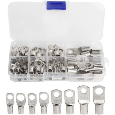 Scotch 60 Pcs Cosses Électrique Trou Boulon En Cuivre Étamé Connecteurs Sc À Sertir/souder Pour Câble De 6m 8m 10m 16m 25m - Publicité Scotch 60 Pcs Cosses Électrique Trou Boulon En Cuivre Étamé Connecteurs Sc À Sertir/souder Pour Câble De 6m 8m 10m 16m 25m - Publicité