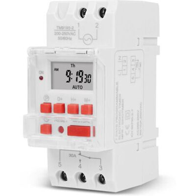 OEM Minuterie De Chauffe-eau Électrique, Minuterie Numérique 30a, Écran Lcd, Minuterie 1 Seconde, Relais De Minuterie Numérique 200-250vac,24vdc - Publicité OEM Minuterie De Chauffe-eau Électrique, Minuterie Numérique 30a, Écran Lcd, Minuterie 1 Seconde, Relais De Minuterie Numérique 200-250vac,24vdc - Publicité