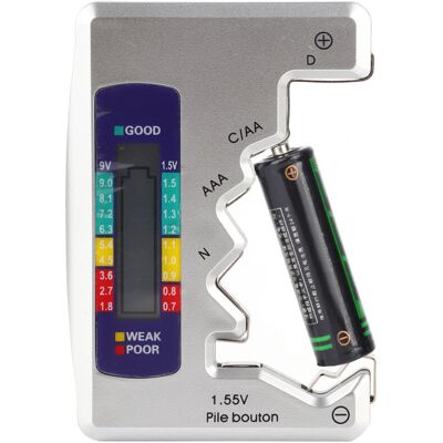 OEM Testeur De Batterie Universel 90 X 60 Mm / 3,5 2,4 Pouces, Détecteur De Capacité De Batterie Rechargeable, Numérique Pour Mesurer L'Alimentation Des Piles Bouton-dou - Publicité OEM Testeur De Batterie Universel 90 X 60 Mm / 3,5 2,4 Pouces, Détecteur De Capacité De Batterie Rechargeable, Numérique Pour Mesurer L'Alimentation Des Piles Bouton-dou - Publicité