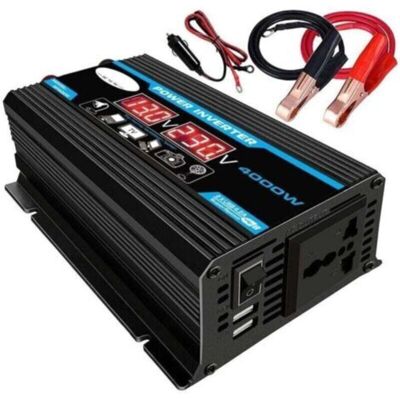 OEM Convertisseur 12v 220v Pur Sinus 4000w Onduleur À Onde Sinusoïdale Pure Transformateur Avec Télécommande & Double Ac Prises De Courant Pour Rv Voiture De Camion - Publicité OEM Convertisseur 12v 220v Pur Sinus 4000w Onduleur À Onde Sinusoïdale Pure Transformateur Avec Télécommande & Double Ac Prises De Courant Pour Rv Voiture De Camion - Publicité