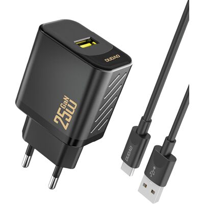 OEM Chargeur Mural Usb-a Avec Câble Gan Usb-a - Usb-c 25 W - Noir - Publicité OEM Chargeur Mural Usb-a Avec Câble Gan Usb-a - Usb-c 25 W - Noir - Publicité