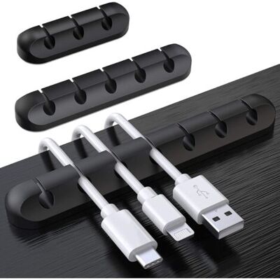 OEM Clips Câble Organisateur Bureau, Lot De 3 Support De Câble, Organisateur De Cordon, Gestion Des Cables, Câble Rangement Pour Usb Câbles De Chargeur/souris/écouteur/pc - Publicité OEM Clips Câble Organisateur Bureau, Lot De 3 Support De Câble, Organisateur De Cordon, Gestion Des Cables, Câble Rangement Pour Usb Câbles De Chargeur/souris/écouteur/pc - Publicité