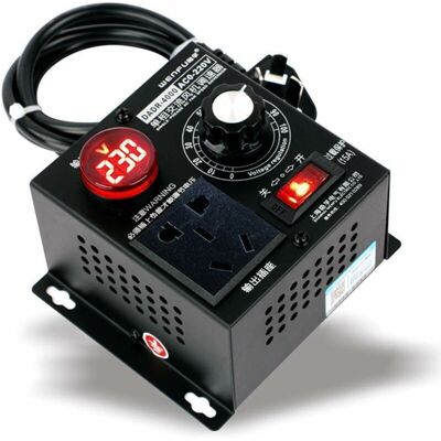 SANS MARQUE Gradat, Ac 220v 9a 4000w Scr Régulat De Tension Mot Ventilat Régulat Régulat De Vitesse Variat - Publicité SANS MARQUE Gradat, Ac 220v 9a 4000w Scr Régulat De Tension Mot Ventilat Régulat Régulat De Vitesse Variat - Publicité