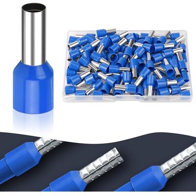 SANS MARQUE Cosse A Sertir, Cosses Electriques A Sertir, 100 Pcs Connecteur Electriques Isolées 16mm², Connecteurs De Bornes À Fil, Kits Bornes Et Kits Pour Automobiles Électriciens (bleu) - Publicité SANS MARQUE Cosse A Sertir, Cosses Electriques A Sertir, 100 Pcs Connecteur Electriques Isolées 16mm², Connecteurs De Bornes À Fil, Kits Bornes Et Kits Pour Automobiles Électriciens (bleu) - Publicité