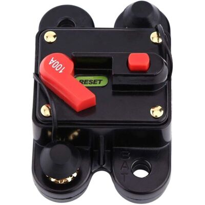 OEM 80-300a De Réinitialisation De Disjoncteur De Dc12v Pour L'Audio Stéréo De Vélo De Bateau Marin De Voiture(100a), - Publicité OEM 80-300a De Réinitialisation De Disjoncteur De Dc12v Pour L'Audio Stéréo De Vélo De Bateau Marin De Voiture(100a), - Publicité