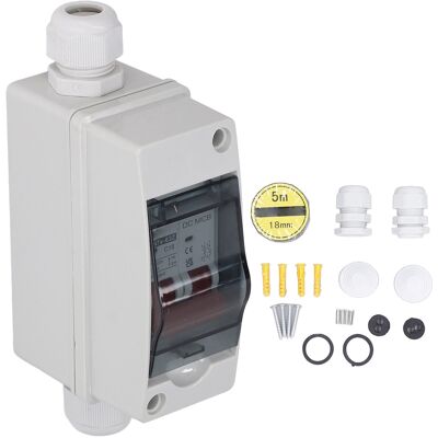WEYTOLL Disjoncteur Dc Ip65, Interrupteur De Déconnexion Étanche Pour Système Solaire Photovoltaïque 2p 1000v 16a - Publicité WEYTOLL Disjoncteur Dc Ip65, Interrupteur De Déconnexion Étanche Pour Système Solaire Photovoltaïque 2p 1000v 16a - Publicité