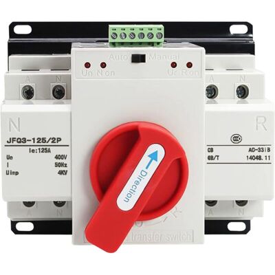 ENLENK Commutateur De Transfert Automatique À Double Puissance, 220v 125a 2p Mini Disjoncteur De Commutateur De Transfert Automatique Intelligent À Double Puissance - Publicité ENLENK Commutateur De Transfert Automatique À Double Puissance, 220v 125a 2p Mini Disjoncteur De Commutateur De Transfert Automatique Intelligent À Double Puissance - Publicité