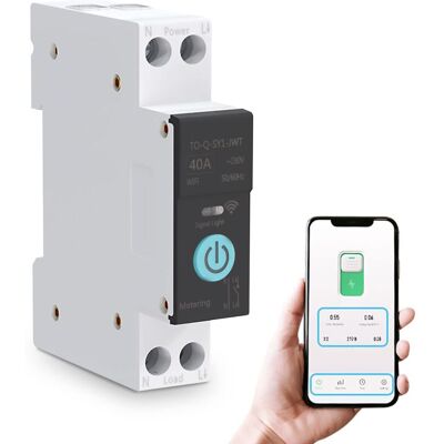 OEM Disjoncteur Sur Rail Din,commutateur Wifi Intelligent,télécommande Pour Téléphone Portable,3 Modes De Synchronisation,pour Appareils Électroménagers,40a-crezuo - Publicité OEM Disjoncteur Sur Rail Din,commutateur Wifi Intelligent,télécommande Pour Téléphone Portable,3 Modes De Synchronisation,pour Appareils Électroménagers,40a-crezuo - Publicité