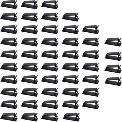 Scotch Lot De 50 Clips Adhésifs Pour Câbles Organiseur Gestion Télévision Ordinateur Bureau Support Acrylique - Publicité Scotch Lot De 50 Clips Adhésifs Pour Câbles Organiseur Gestion Télévision Ordinateur Bureau Support Acrylique - Publicité