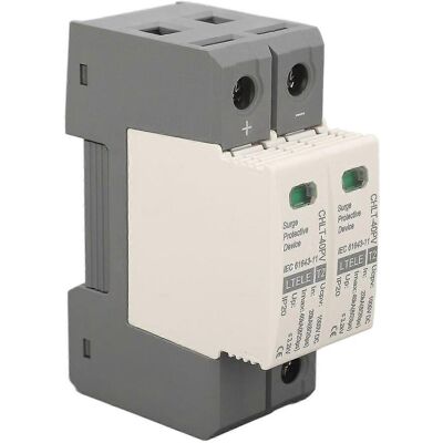 MIXHOME Dispositif De Protection Contre Les Surtensions 1000 V Cc 20–40 Ka 2p Pc Pour Systèmes Photovoltaïques (pv) - Publicité MIXHOME Dispositif De Protection Contre Les Surtensions 1000 V Cc 20–40 Ka 2p Pc Pour Systèmes Photovoltaïques (pv) - Publicité