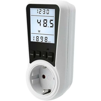 SANS MARQUE Compteur D'Électricité Pour Prise, Compteur D'Énergie, Compteur De Coût D'Énergie, Compteur De Coût D'Électricité, Prise De Compteur D'Électricité, Compteur De Consommation D'Énergie Avec Éc - Publicité SANS MARQUE Compteur D'Électricité Pour Prise, Compteur D'Énergie, Compteur De Coût D'Énergie, Compteur De Coût D'Électricité, Prise De Compteur D'Électricité, Compteur De Consommation D'Énergie Avec Éc - Publicité