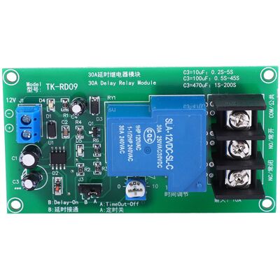 WEYTOLL 30a Dc 12v Détraginage Timing Module Module Timer Board 0,1 À 5 Secondes - Publicité WEYTOLL 30a Dc 12v Détraginage Timing Module Module Timer Board 0,1 À 5 Secondes - Publicité