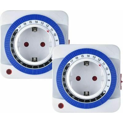 XISRENS Minuterie Mécanique, Minuterie Intemporelle Programmable 24 Heures 96 Segments De Commutation Interrupteur De Minuterie Éclairage 16a 3680w Pour Lumières, Appareils Électroménagers - Publicité XISRENS Minuterie Mécanique, Minuterie Intemporelle Programmable 24 Heures 96 Segments De Commutation Interrupteur De Minuterie Éclairage 16a 3680w Pour Lumières, Appareils Électroménagers - Publicité