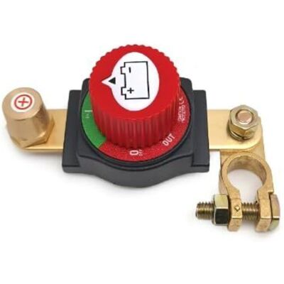 OEM Coupe Batterie, En Laiton Coupe Circuit Batterie, 12v-48v, Isolateur Interrupteur De Batterie Pour Voitures, Motos, Caravanes Et Yachts (rouge)-dou - Publicité OEM Coupe Batterie, En Laiton Coupe Circuit Batterie, 12v-48v, Isolateur Interrupteur De Batterie Pour Voitures, Motos, Caravanes Et Yachts (rouge)-dou - Publicité