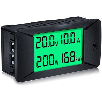 MOXIE Sjlerst Compteur De Tension De Courant À Affichage Numérique Cc, Voltmètre Ampèremètre 0-300v 50a, Test De Consommation D'Énergie - Publicité MOXIE Sjlerst Compteur De Tension De Courant À Affichage Numérique Cc, Voltmètre Ampèremètre 0-300v 50a, Test De Consommation D'Énergie - Publicité