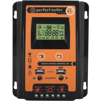 OEM Régulateur Solaire Mppt 30a Avec Identification Automatique 12v/24v Et Écran Lcd Double Affichage - Publicité OEM Régulateur Solaire Mppt 30a Avec Identification Automatique 12v/24v Et Écran Lcd Double Affichage - Publicité