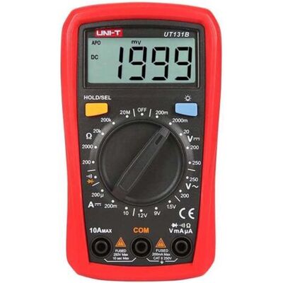 OEM Multimètre Numérique Ut131b, Testeur De Tension Et De Courant Ad/dc Avec Capacité De Résistance, Test Ncv Et Mesure De Température - Publicité OEM Multimètre Numérique Ut131b, Testeur De Tension Et De Courant Ad/dc Avec Capacité De Résistance, Test Ncv Et Mesure De Température - Publicité