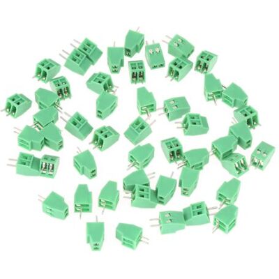 ABYSSE Lot De 50 Borniers À Vis Universels Verts À 2 Broches, Pas De 2,54 Mm, Pour Circuits Imprimés. Publicité ABYSSE Lot De 50 Borniers À Vis Universels Verts À 2 Broches, Pas De 2,54 Mm, Pour Circuits Imprimés. Publicité