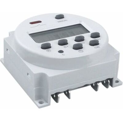 BEAUVIE Cn101 Minuterie Numérique 12 V Dc/ac, Interrupteur De Relais De Temps Programmable Lcd Pour Prises Électriques Blanc - Publicité BEAUVIE Cn101 Minuterie Numérique 12 V Dc/ac, Interrupteur De Relais De Temps Programmable Lcd Pour Prises Électriques Blanc - Publicité