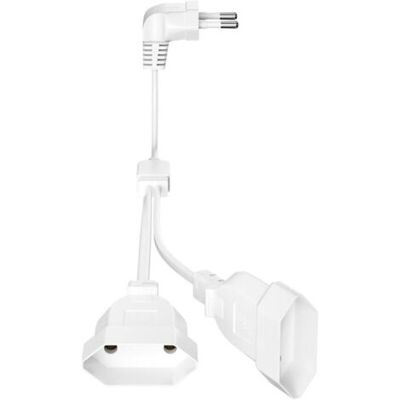OEM Rallonge Plate 2 En 1, Câble D'Extension Euro, Rallonge Prise Plate, Rallonge Fiche Plate Pour Tv Ordinateur Moniteur Beamer Lampe Appareils Ménagers (blanc) - Publicité OEM Rallonge Plate 2 En 1, Câble D'Extension Euro, Rallonge Prise Plate, Rallonge Fiche Plate Pour Tv Ordinateur Moniteur Beamer Lampe Appareils Ménagers (blanc) - Publicité