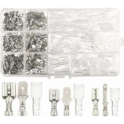 OEM Cosses Électriques 270pcs - Connexion Fils - Électricité/réparation - 2.8/4.8/6.3mm, Isolant - Électriciens Et Bricoleurs-crezuo - Publicité OEM Cosses Électriques 270pcs - Connexion Fils - Électricité/réparation - 2.8/4.8/6.3mm, Isolant - Électriciens Et Bricoleurs-crezuo - Publicité
