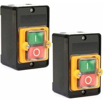 OEM Commutateur De Machine 2 Pièces, Interrupteur À Bouton-poussoir De Machine Ac 220v/380v 10a Interrupteur À Bouton-poussoir Marche/arrêt, Interrupteur À Bouton-poussoir, Interrupteur De Moteur Avec Boî - Publicité OEM Commutateur De Machine 2 Pièces, Interrupteur À Bouton-poussoir De Machine Ac 220v/380v 10a Interrupteur À Bouton-poussoir Marche/arrêt, Interrupteur À Bouton-poussoir, Interrupteur De Moteur Avec Boî - Publicité