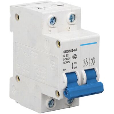 OEM Dc Miniature Circuit Brisher 2p 6ka 400v Interrupteur D'Air Pour Les Panneaux De Système Pv Solaire Grille C32 32a-crezuo - Publicité OEM Dc Miniature Circuit Brisher 2p 6ka 400v Interrupteur D'Air Pour Les Panneaux De Système Pv Solaire Grille C32 32a-crezuo - Publicité