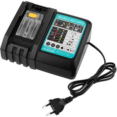 MOXIE Chargeur De Remplacement Dc18rc Chargeur Rapide Avec Écran Led Batteries 14,4 V Et 18 V Chargeur Outils Batteries 3a Pour Makita (prise Ue) - Publicité MOXIE Chargeur De Remplacement Dc18rc Chargeur Rapide Avec Écran Led Batteries 14,4 V Et 18 V Chargeur Outils Batteries 3a Pour Makita (prise Ue) - Publicité