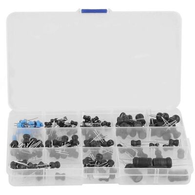 MIXHOME Assortiment De 145 Bobines D'Arrêt (10 Μh–10 Mh, 12 Valeurs) - Publicité MIXHOME Assortiment De 145 Bobines D'Arrêt (10 Μh–10 Mh, 12 Valeurs) - Publicité
