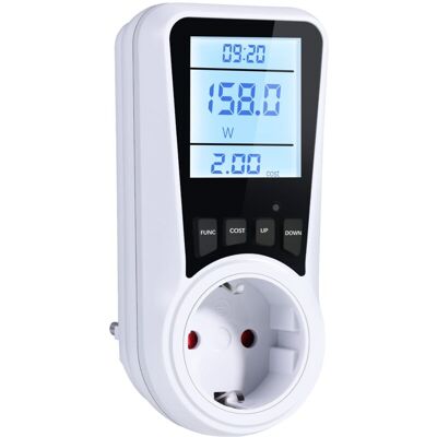 MOXIE Wattmètre Prise Compteur D'Énergie,prise Compteur D'Énergie Numérique,consommation Avec 7 Modes Surveillance - Publicité MOXIE Wattmètre Prise Compteur D'Énergie,prise Compteur D'Énergie Numérique,consommation Avec 7 Modes Surveillance - Publicité