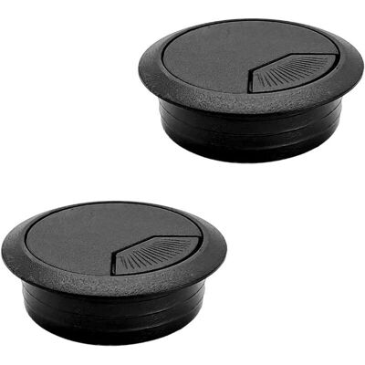 OEM 2 Pièce 50mm Passe-câbles De Bureau, Cache-trous Pour Organiser Le Bureau - Publicité OEM 2 Pièce 50mm Passe-câbles De Bureau, Cache-trous Pour Organiser Le Bureau - Publicité