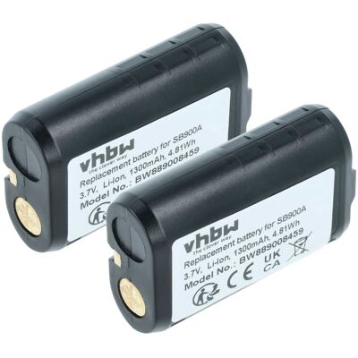 Vhbw 2x Batterie Compatible Avec Shure P10r+, Ad3, Ad2, Ad1, P10r, P9ra+, P3ra, P9ra Système De Radio Numérique, Émetteur (1300mah, 3,7v, Li-ion) - Publicité Vhbw 2x Batterie Compatible Avec Shure P10r+, Ad3, Ad2, Ad1, P10r, P9ra+, P3ra, P9ra Système De Radio Numérique, Émetteur (1300mah, 3,7v, Li-ion) - Publicité