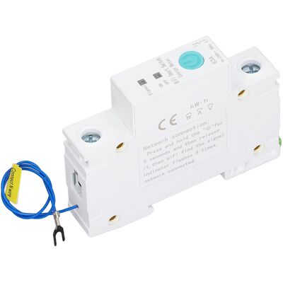 WEYTOLL Disjoncteur Intelligent Wifi, Commutateur De Compteur D'Énergie, Rail Din Pour Application Ewelink, Contrôle Sans Fil Ac230v 1p 63a - Publicité WEYTOLL Disjoncteur Intelligent Wifi, Commutateur De Compteur D'Énergie, Rail Din Pour Application Ewelink, Contrôle Sans Fil Ac230v 1p 63a - Publicité