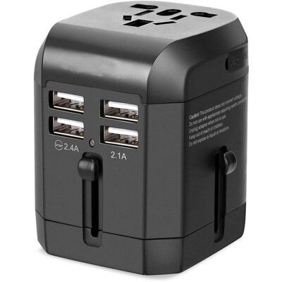 MOXIE Adaptateur Secteur Universel Mondial Universel Usb Chargeur Mural De L'Adaptateur Secteur De Voyage Ca Coup De Téléphone Portable Portable Quad 3.5a Port De Charge Intelligent Prise De Voyage Pour - Publicité MOXIE Adaptateur Secteur Universel Mondial Universel Usb Chargeur Mural De L'Adaptateur Secteur De Voyage Ca Coup De Téléphone Portable Portable Quad 3.5a Port De Charge Intelligent Prise De Voyage Pour - Publicité
