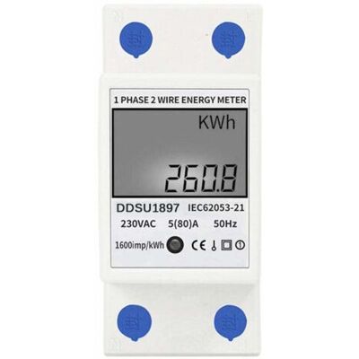 OEM Compteur D'Électricité Numérique Compteur D'Électricité Monophasé Sur Rail Din Compteur D'Électricité Multifonction Monophasé À Deux Fils - Publicité OEM Compteur D'Électricité Numérique Compteur D'Électricité Monophasé Sur Rail Din Compteur D'Électricité Multifonction Monophasé À Deux Fils - Publicité